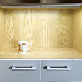 橱柜灯衣柜灯酒柜浴室柜无线人体感应灯 CE三角磁铁吸附LED充电灯