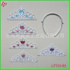 Ice and Snow Qi, the same children's plastic crown, blue five -pental peach heart princess Crown Ice and Snow, Crown Crown