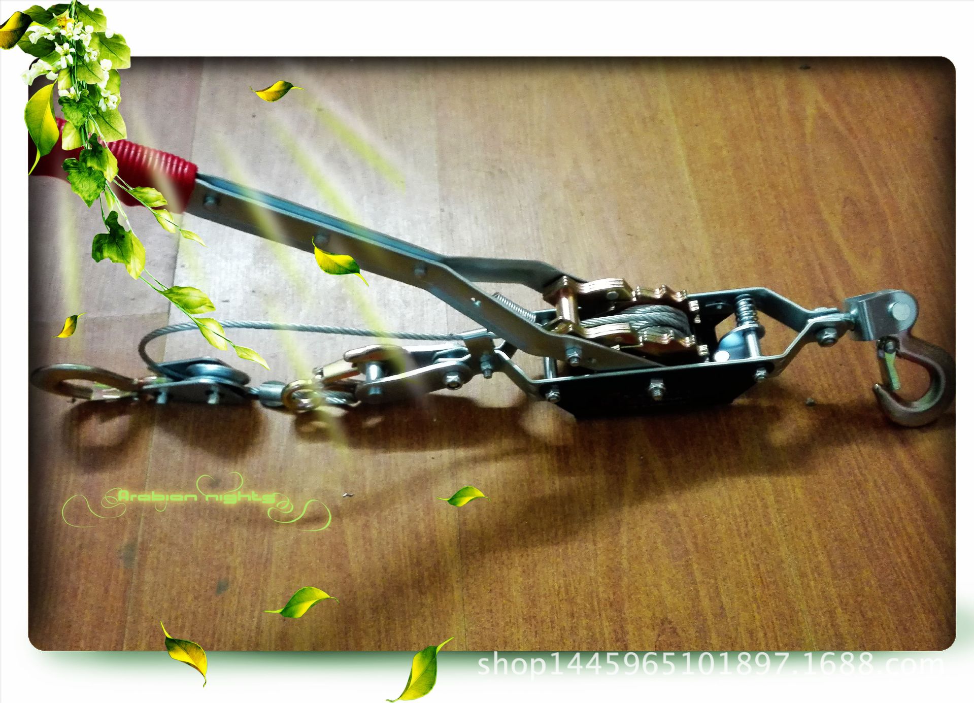 供应2T双齿三钩钢丝绳紧线器，拉紧器，手动拉紧器，牵引器，