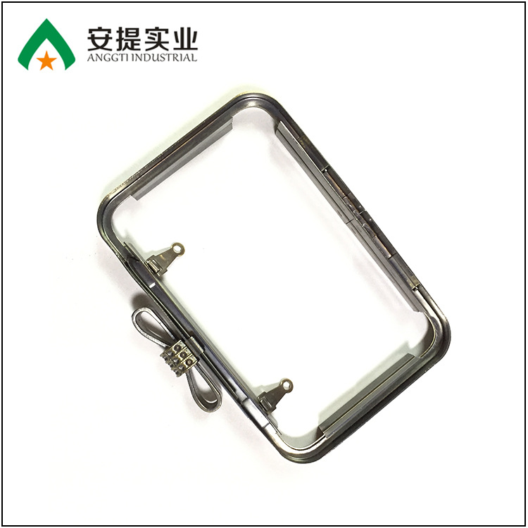 批发销售  驳脚口金 青古拉丝晚宴包夹 钱包金属夹配件手袋