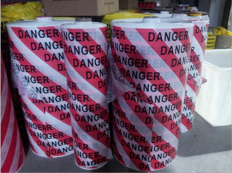 PE 薄膜  PE警示带  警戒线 警示带膜