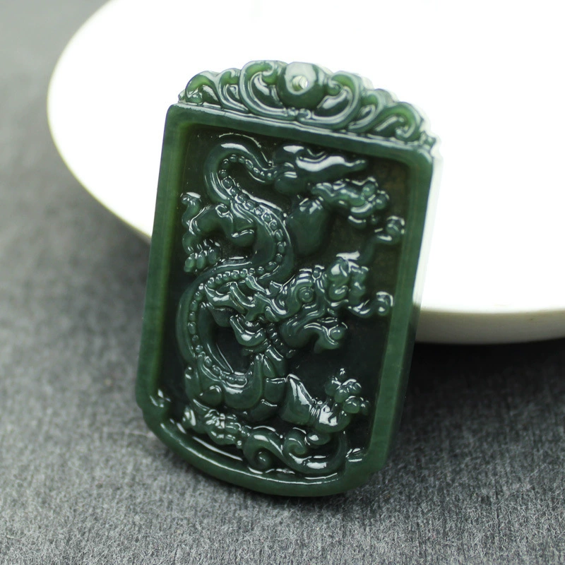 replica jade, dragon-shaped decoration, pendant