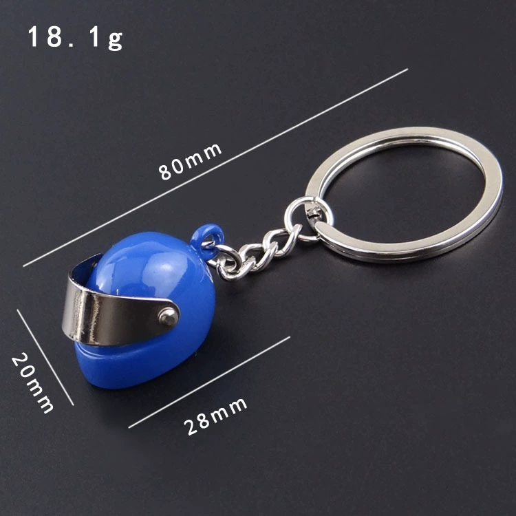 Creative small three dimensional helmet, keychain, realistic electric car, custom-made
