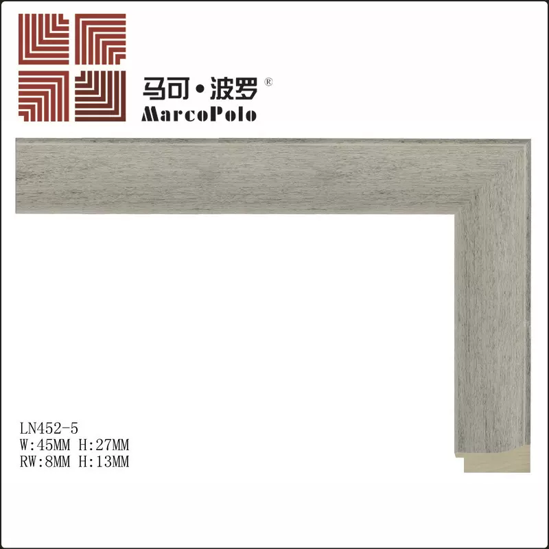LN452实木线条 中式实木线条 实木雕花线条 镜框线条