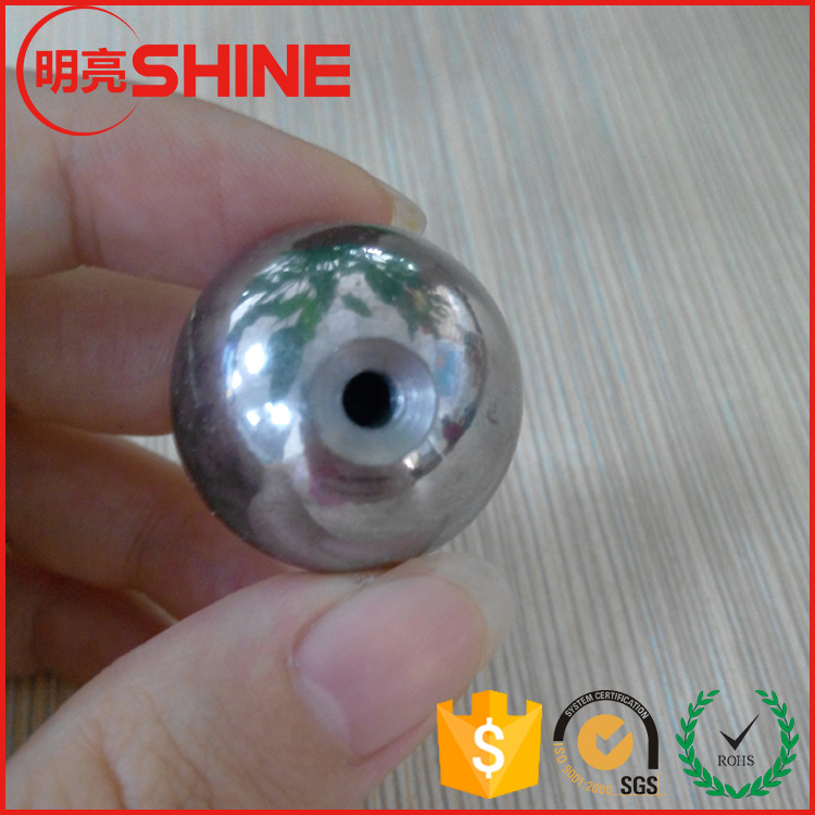 钢珠厂家供应 高质量优质22mm  25mm  螺纹带孔钢球