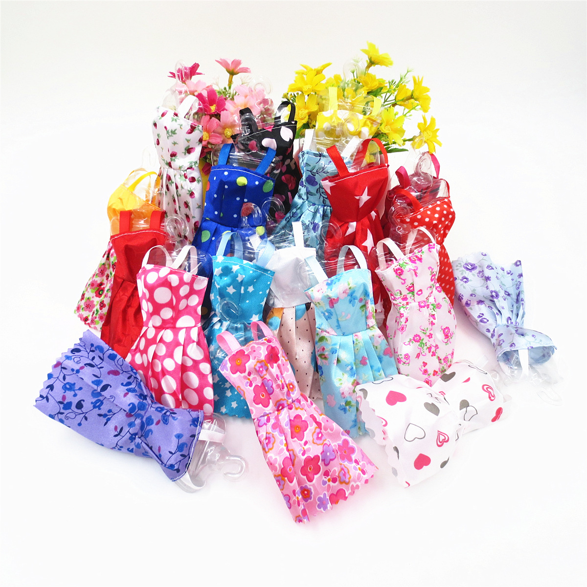 30cm doll dress-up clothes, princess dress, sundress, short skirt, fashion play toys wholesale