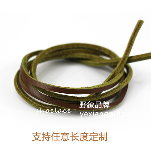 Elefante salvaje zapatos de piel de vaca Correa guisantes zapatos de cuero precioso vela zapatos de cuero cuerda Martin botas militares botas de color blanco y negro cordones Casuales