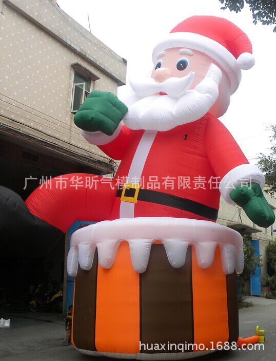 圣诞装饰 圣诞老人 充气圣诞用品 充气圣诞广告 气模 充气人偶