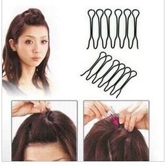 Hair styling tool, front fringe parting, braided hairpin, invisible hair clip, comb hair styling tool
