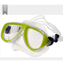 厂家专业生产大气硅胶潜水套装 潜水面镜+全干式呼吸管 浮潜装备