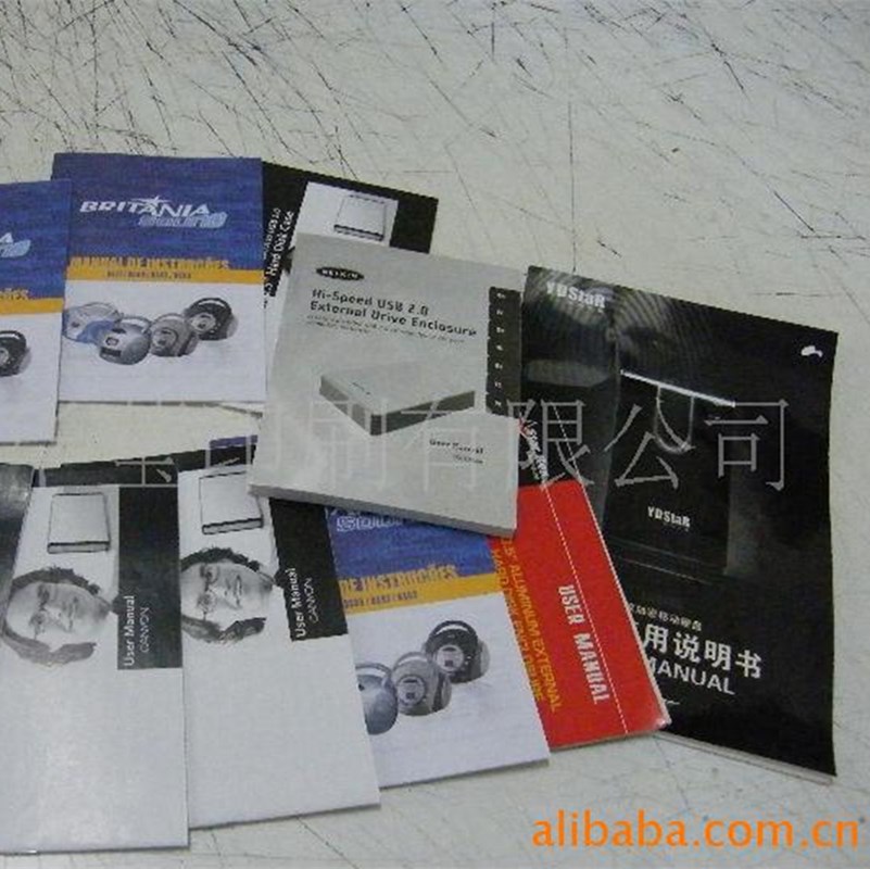 企业宣传印刷说明书 彩页单张宣传单不干胶印刷 单色说明书印刷厂