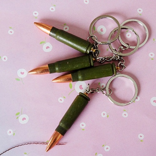 Metal alloy keychain bell ear spoon Big Ben Oriental Pearl Tower Dutch windmill Guangzhou Tower keychain