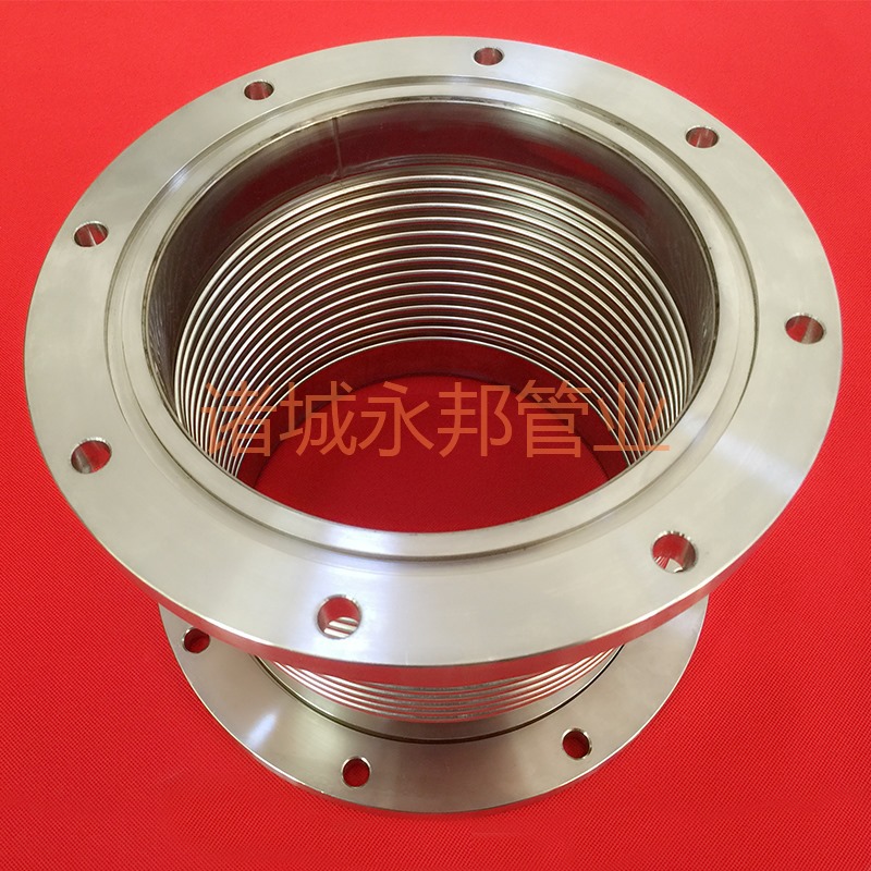 真空不锈钢波纹管 减震型波纹管 大法兰波纹管 螺栓孔紧固 柔软度