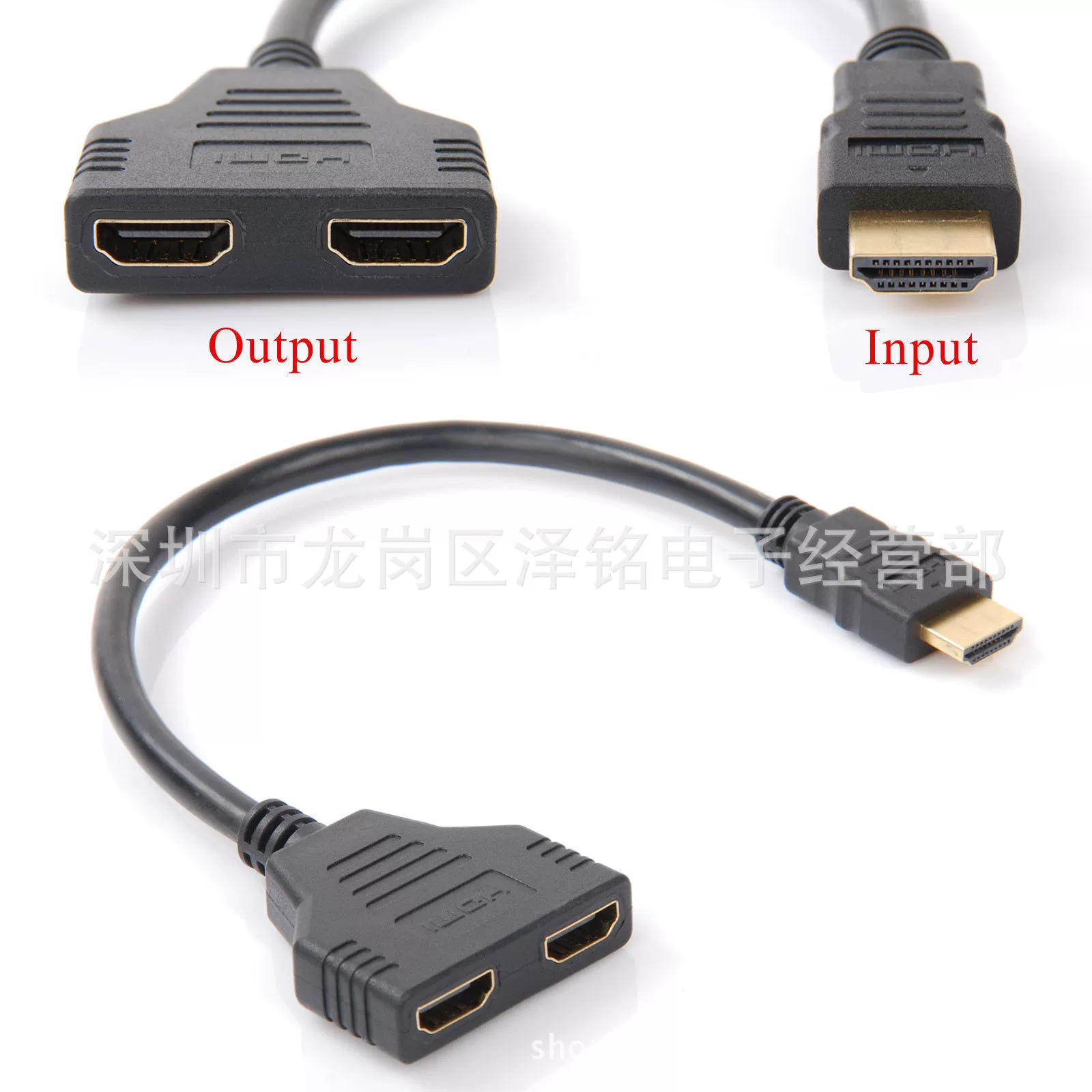 Оптовый HDMI сплиттер линия 1 вход 2 выхода распределительная линия HDMI 1 точка 2