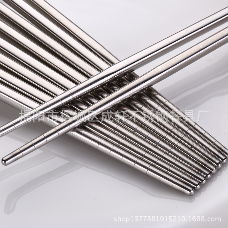 Suministro de acero inoxidable no magnético 6,5 cm 19 larga rueda de cáñamo cuerpo ligero hilo cuadrado simple y doble palillos desnudos