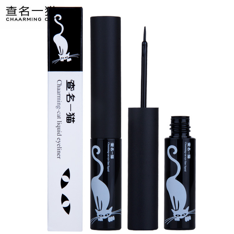 Check name eyeliner genuine goods check name cat light color eyeliner liquid quick-drying lasting waterproof non-blooming makeup wholesale