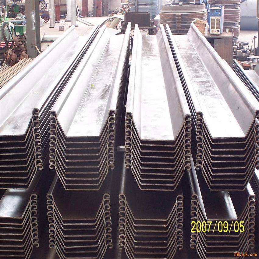 U型钢板桩/聊城天瑞产无损高质量正品/具有耐久性受力性 厂家直供