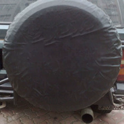 Printable LOGO pure black spare tire cover/tire bag/tire cover/storage tire cover/protective cover/chassis tire cover/ (Spare wheel cover)