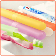 糖果色牙刷盒 创意旅行便携式洗漱磨砂牙刷盒牙具盒
