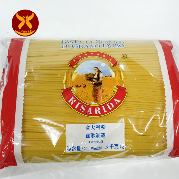 供应 正品批发  西餐专用  畅销   3kg*5袋 丽歌牌意粉  意大利粉