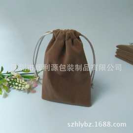 厂家生产各种绒布颜色束口袋 拉绳袋礼品首饰袋加印logo量大价优