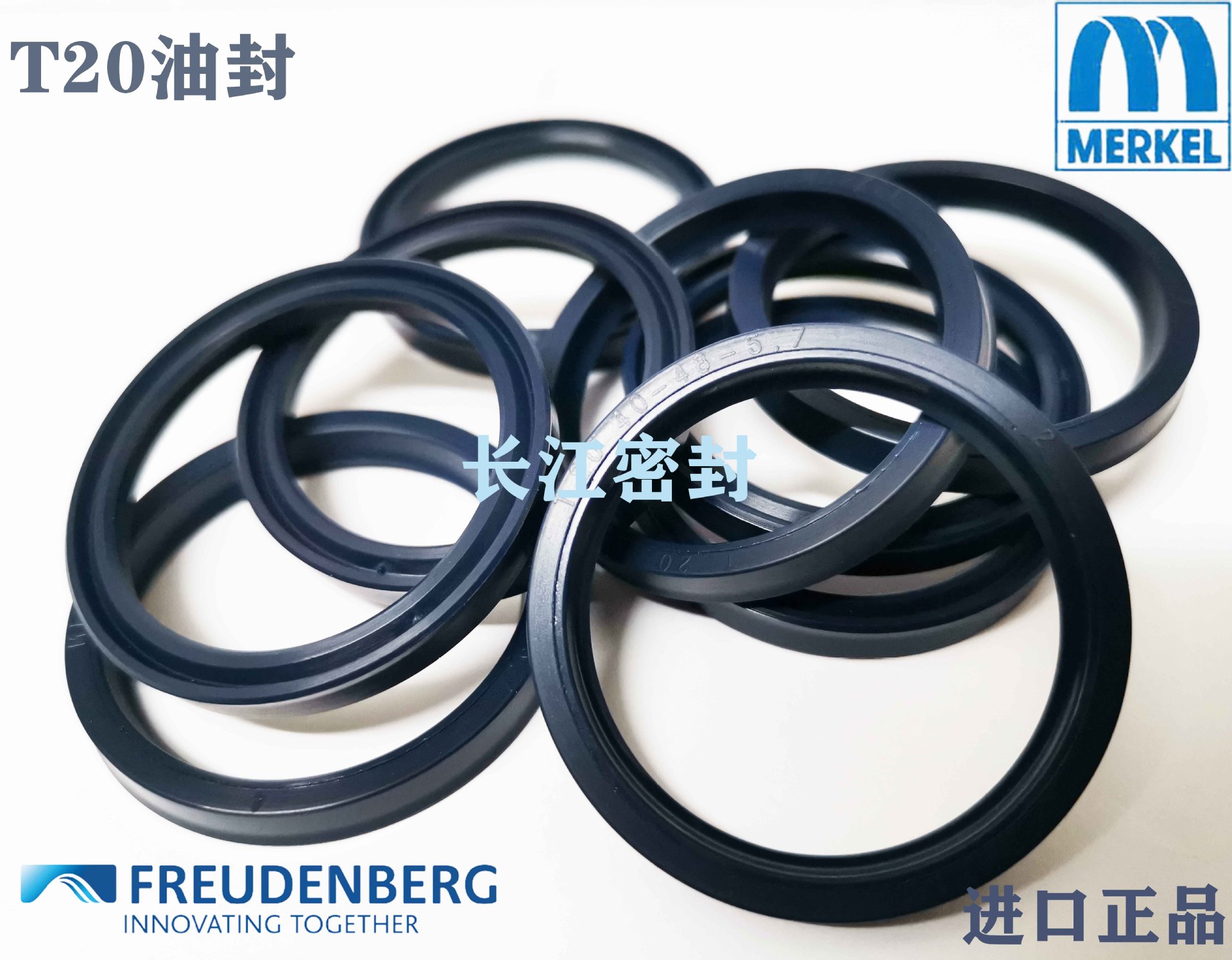 UDN-110-125-12 德国MERKLE CFW 蓝色油封 进口Y型圈 油缸密封件