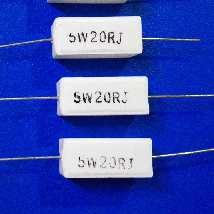 Фабричная продажа оригинальный цемент сопротивление мощность нагрузка SQP 5W 20RJ