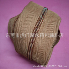 直销 5号尼龙宽边拉链4cm5cm宽防爆特殊拉链固色箱包手袋拉链