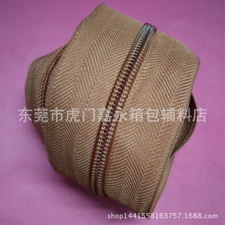 直销 5号尼龙宽边拉链4cm5cm宽防爆特殊拉链固色箱包手袋拉链