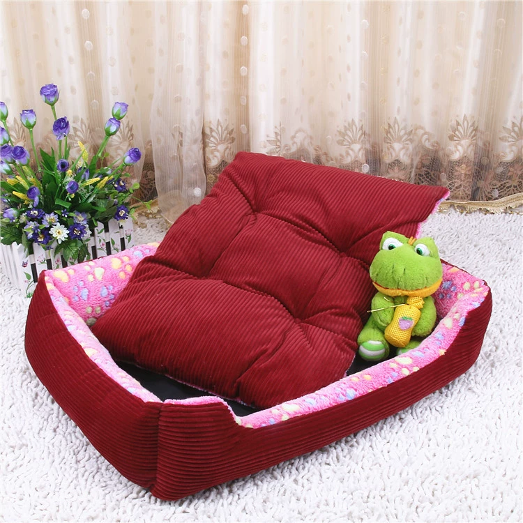 Зимний тёплый лежанка для собак Teddy VIP, золотистый ретривер, маленький, средний, большой размер, толстая лежанка для собак, лежанка для кошек прямая продажа производителя