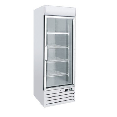 出口澳洲425L便利店单门立式风冷冷冻柜