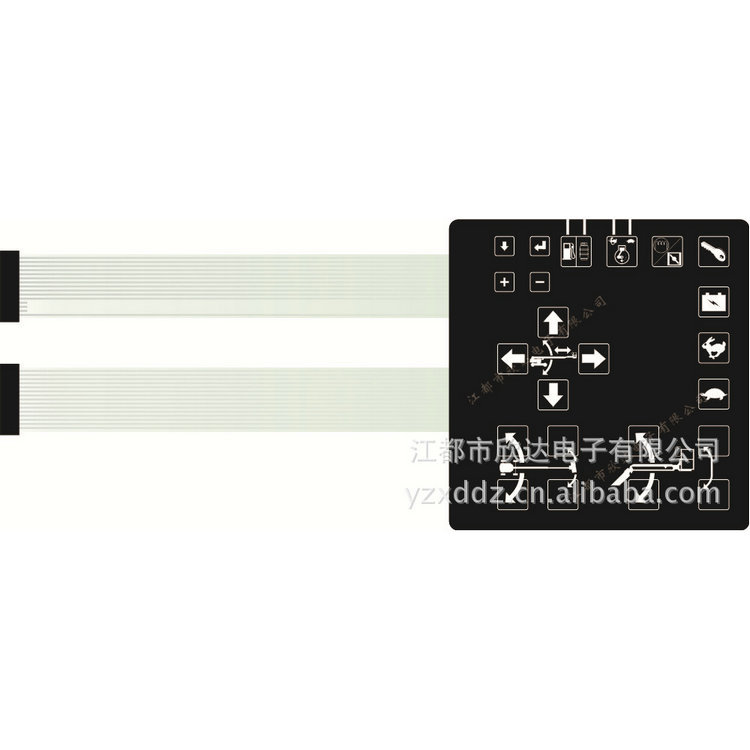 供应各种线路、规格、型号的薄膜开关,薄膜面板(图)