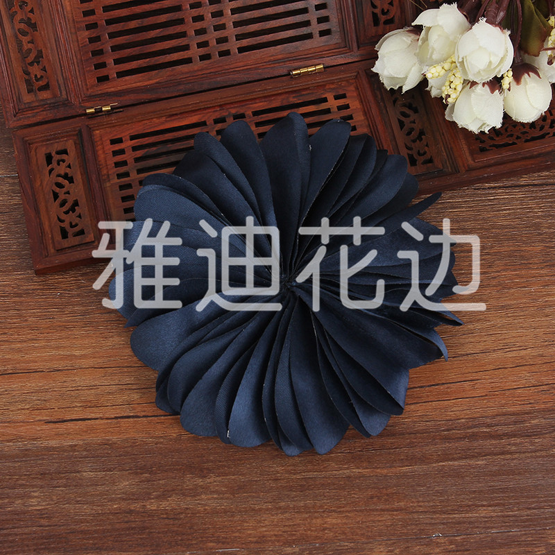 精美彩色色丁布 优质手工diy鲜花裙领服装辅料饰品配件 爆款