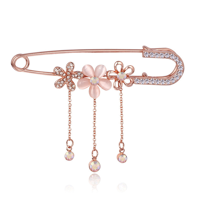 Korean Style Fashionable Sweet Corsage Brooch Bow Brooch Fashionable Women's Silk Scarf Buckle Wholesale