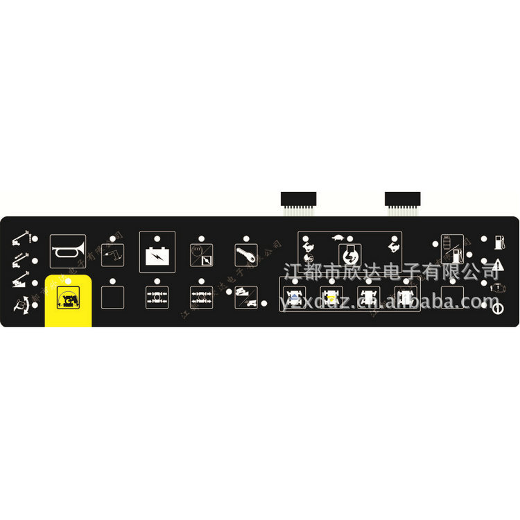 厂家供应各种材质、型号、规格的薄膜开关,薄膜面板(图)