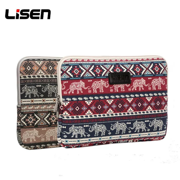 LISEN elephant rhombus notebook liner bag Apple ipad/11/13/14/15 inch tablet bag