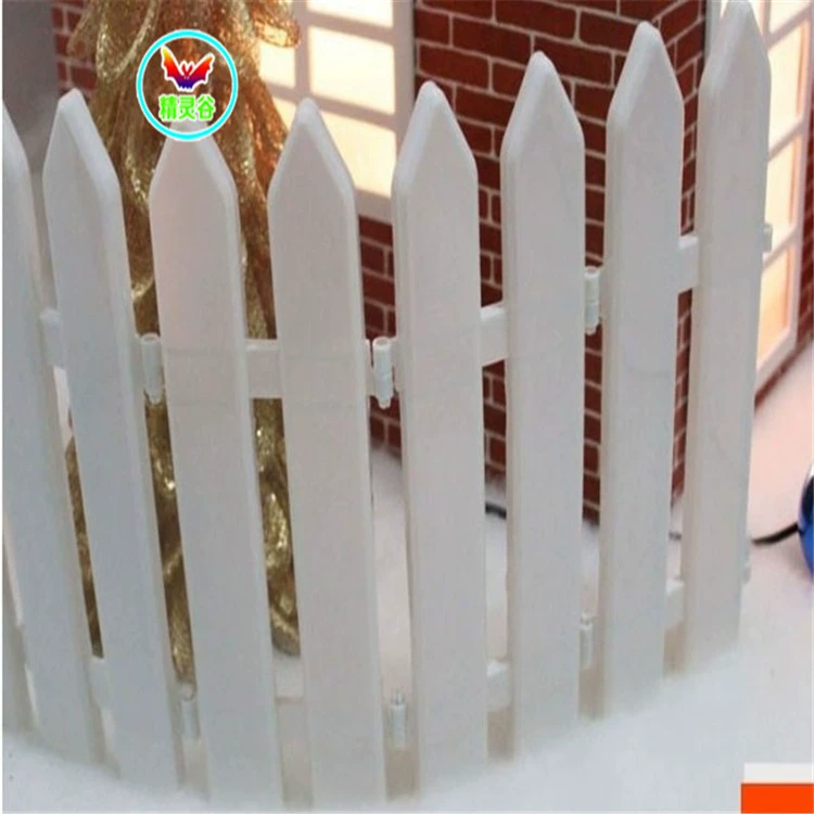 Fence, Christmas plastic white accessory, (Cross-border trading), custom-made