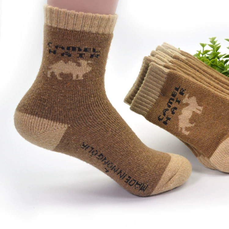 Оптовая Продажа с фабрики зимние детские носки утолщенные верблюжье бархатное кольцо теплые детские носки матовые супер толстые северные носки