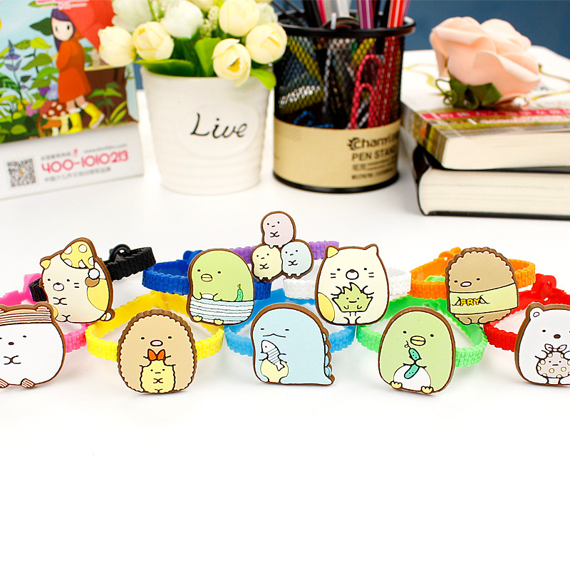 Harajuku Retro Cute Silicone Bracelet Ins Tuku Girl Color Love Couple Bracelet Wrist Strap