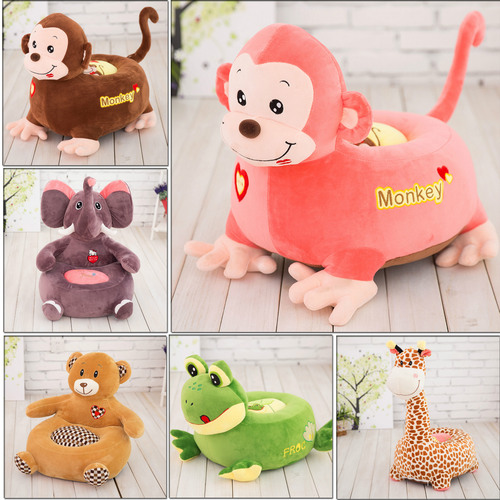 Lazy child sofa doll, dinosaur chair plush toy, animal cushion, giraffe figure, elephant