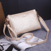 Summer retro woven one-shoulder bag, bag strap, small clutch bag