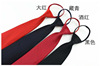 Tie suitable for men and women with zipper, 8cm, 9cm, polyester, wholesale