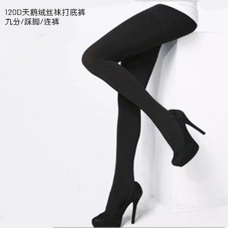 Demi-season keep warm velvet swan, tights, leggings, increased thickness, wholesale