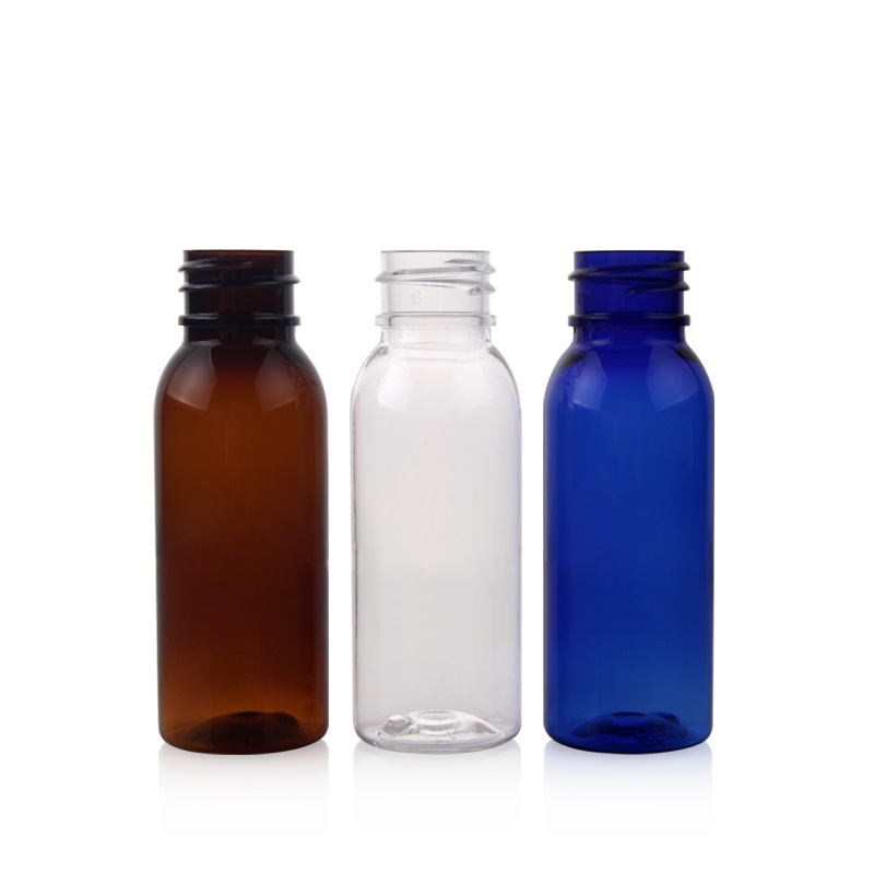 30ml hombro redondo plata tangente botella de spray PET botella de plástico botella de tóner cosmética sub-botella
