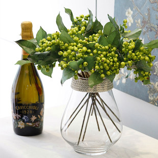 Spot supply berry Red Fruit Simulation Fruit Mori Fake Flower Blueberry 3 Cycles Small Permian Simulation Flower Material