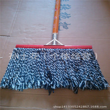 38cm加宽拖把铁头棉纱线工厂大头木柄墩布铁片铁皮干湿两用不掉毛