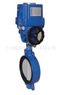 中隆鼎控供D971F电动UPVC蝶阀 电动塑料蝶阀,电动防爆耐酸碱蝶阀