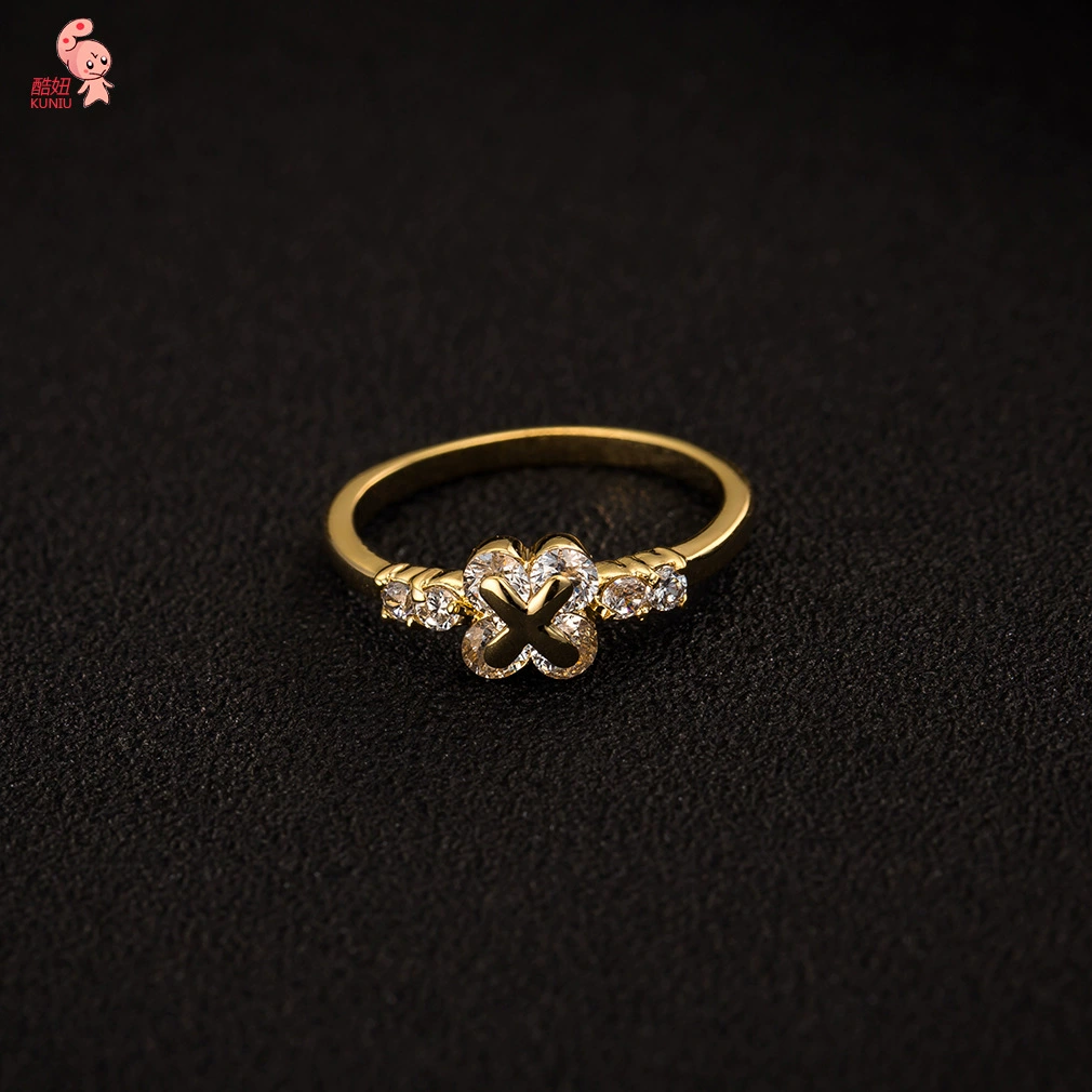 Цирконий, маленькое кольцо с камнем, корейский стиль, для импорта, ebay, Aliexpress