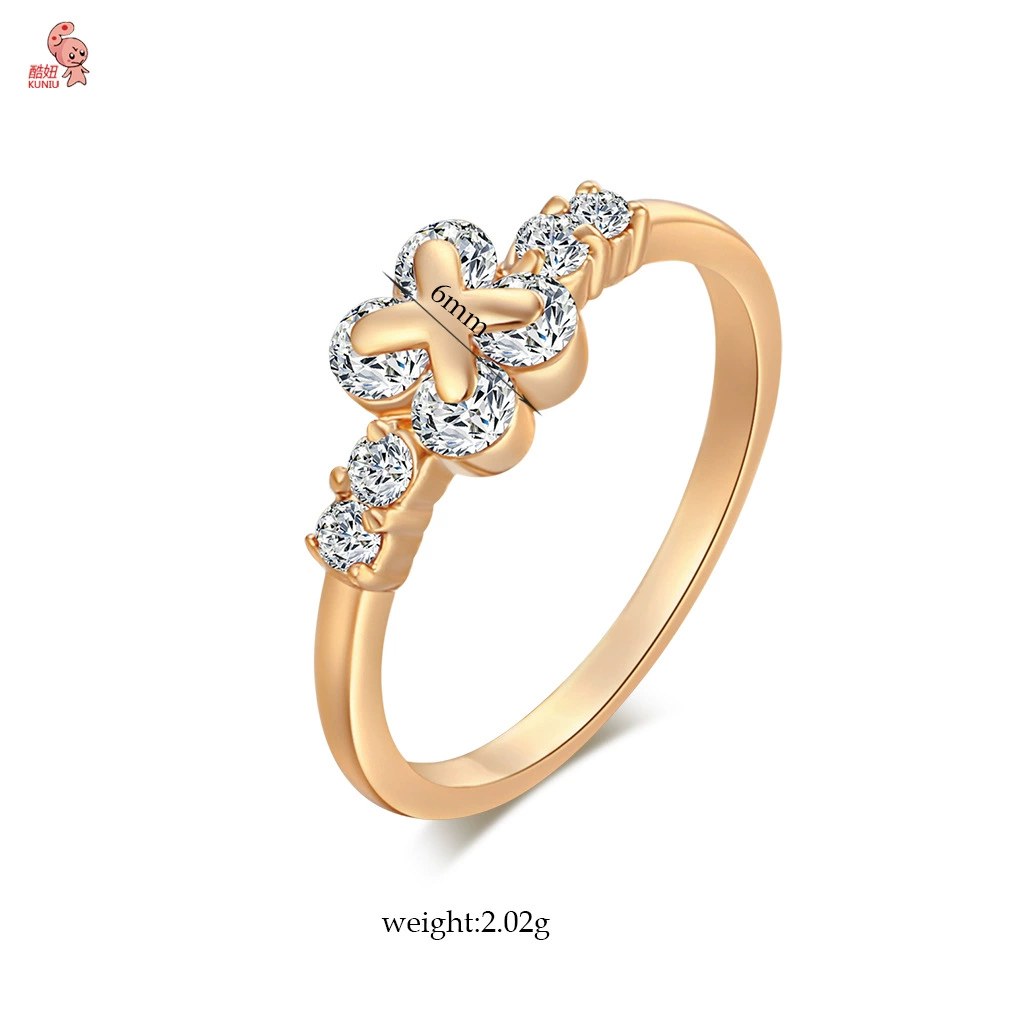 Цирконий, маленькое кольцо с камнем, корейский стиль, для импорта, ebay, Aliexpress