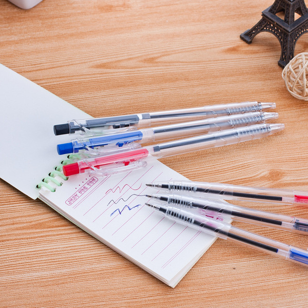 Simple plastic ballpoint pen